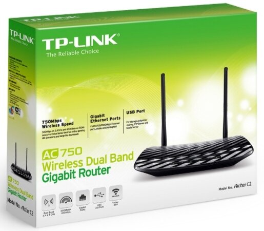 Router wifi TP-LINK ac750 Gigabit Dual Band (folosit doar de proba)